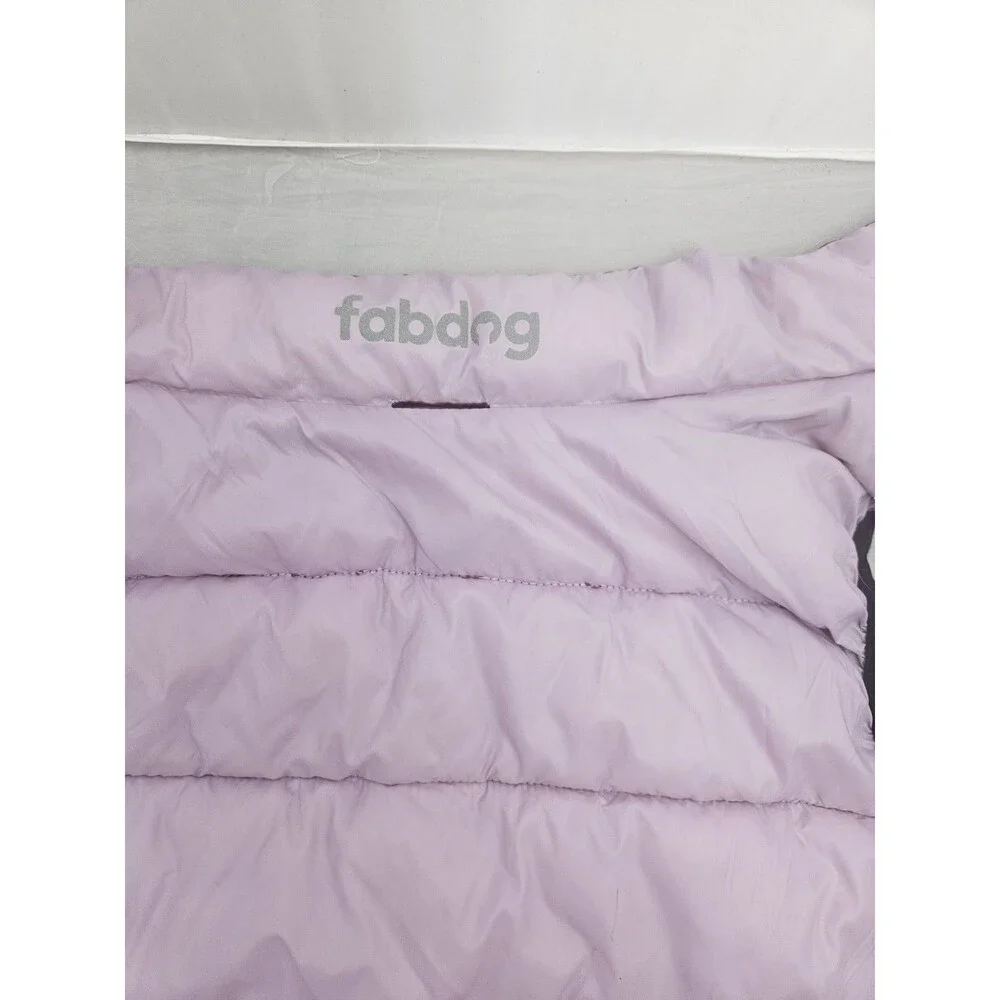 Fab Dog Reversible Puffer Jacket Purple Size M/L